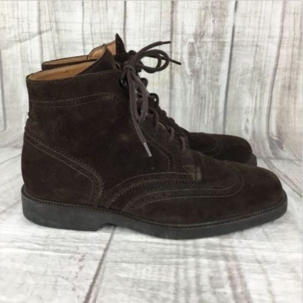Michael Toschi Mens 9 Ankle Chukka Boots Suede - Picture 5 of 8